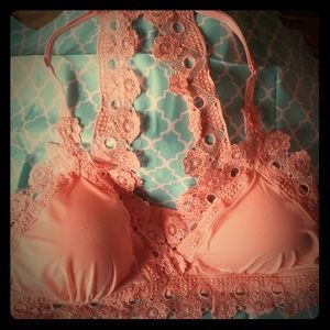 Peach bralette